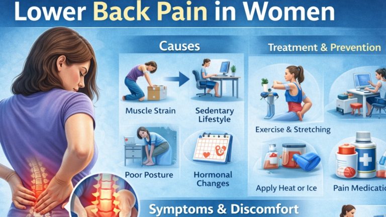 Lower Back Pain in Women: Causes and Treatment