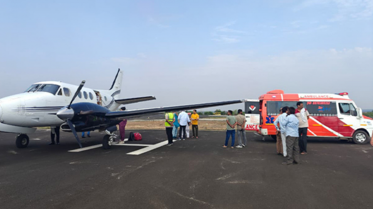 Air Ambulance Case Story: A Critical Burn Evacuation from Sagar to Delhi