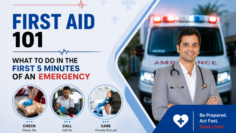  First Aid 101: What to Do in the First 5 Minutes of An Emergency