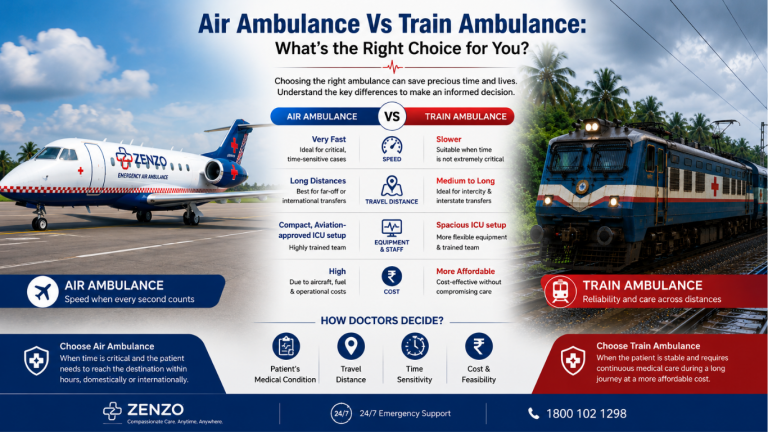 Air Ambulance Vs Train Ambulance: Which One Should You Choose?
